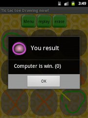 Крестики-нолики рисуй! игра версии v1.3 240x320